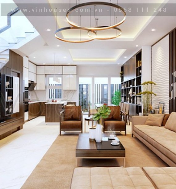 Mẫu nhà phố 1 trệt 2 lầu 75,8m2